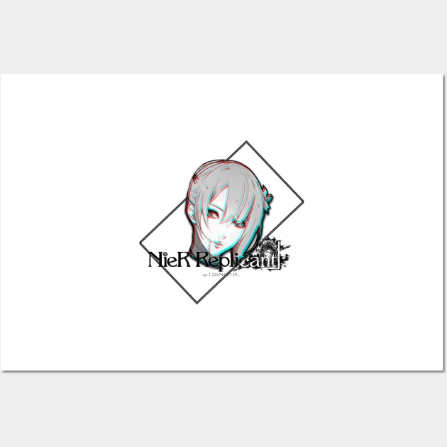 Kaine Nier Replicant RGB Wall Art by chortlzdesigns